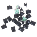 10pcs Car Wire Cord Cable Holder Tie SPips-Fixer Organizer Adhesive SPamp 14*19L