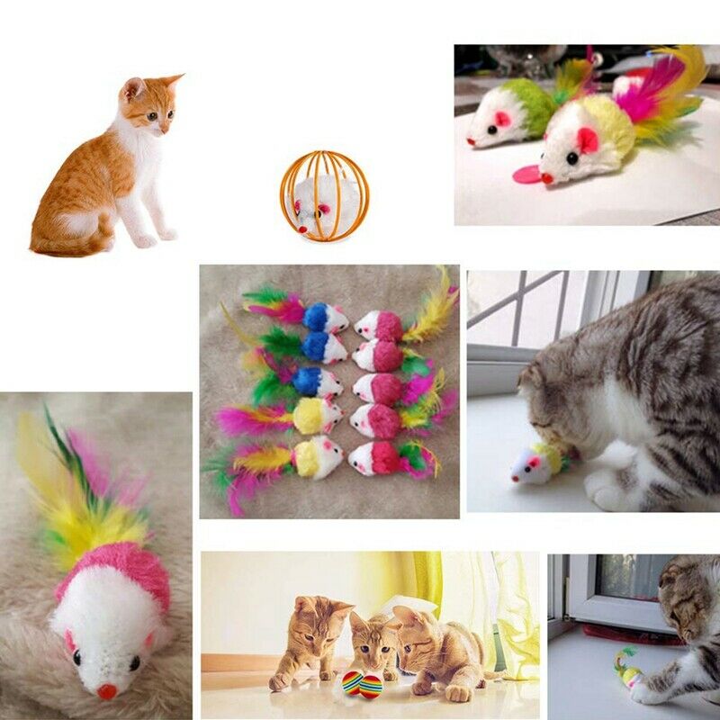 Kitten Toys Variety Pack, Cute Kitty Toys For Cats 20 Pieces - Cat Toys Set Q4R9