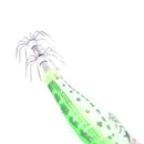5x 10cm Glow in Dark Luminous Fishing Lure Baits Fish Squid Shrimp Jigs Hooks LJ