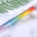 Anti-Static Rainbow Hair Comb Double Head Entangled Hair Styling Tool (1)