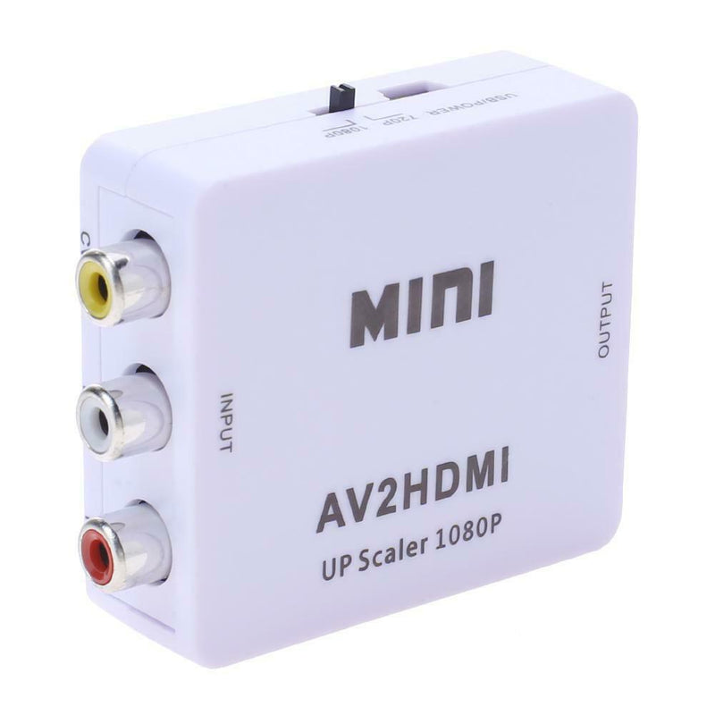 Mini RCA AV to HDMI Converter Adapter Composite AV2HDMI Converter