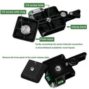 Detachable Tripod Quick Release Plate Monopod Ball Head Mounting Camera Aluminum