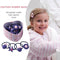 20pcs Cartoon Cute Elastic Hair Bands Kids Girls Rubber Bands (Navy Blue) A