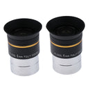 2Pcs 1.25" 4/6mm Eyepiece Fully Coated Lens for Astronomical Telescopes 50mm .
