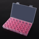 28 Slots Plastic Storage Box Nail Art Rhinestone Jewelry Beads Display Box Case
