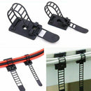 50Pcs 2 Sizes Adjustable Self-Adhesive Nylon Cable Straps Cable Ties Cord C