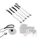 5Pcs Camera Lens Cover Cap Keeper Holder Strap Lanyard Rope lost String Sal
