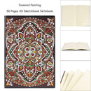 DIY Mandala Special Shaped Diamond Painting 50 Pages A5 Notebook Sketchbook