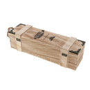 2pcs Retro Wood Single Wine Box Storage Packaging