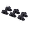 10Pcs Cable Cord Wire Line Organizer Plastic Clips Ties Fixer Holder Black