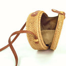 Hand-Woven Female Summer Rattan Sling Beach Straw Holiday Casual Bag Variat