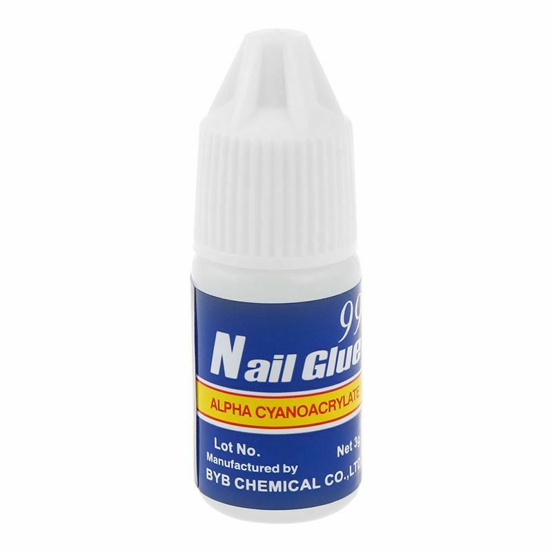 20 x 3g Professional Nail Art Glue Decoration Tips Manicure B7X6