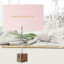 10pcs Wooden Card Holder Stand Photo Memo Notes Clip Desktop Craft Decor