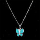 Lady Sensitive Thermo Mood Color Change Butterfly Pendant Necklace Bridal Charm