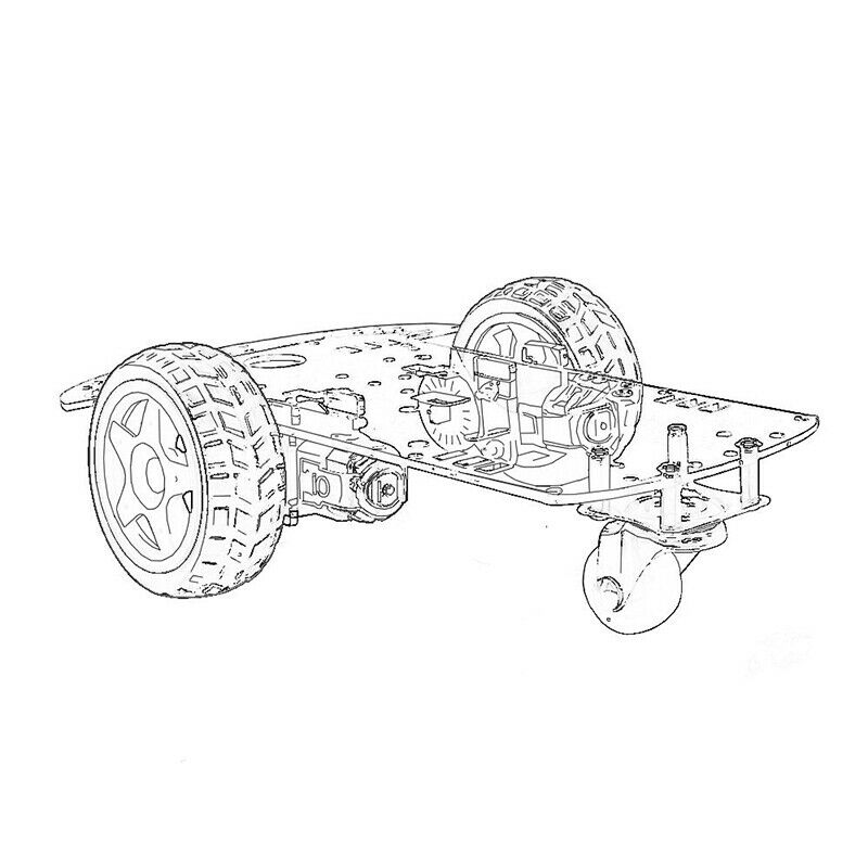 2WD For Arduino Motor Smart Robot Car Chassis Kit Speed Encoder Battery Box