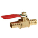 Full Port Inline Brass Water Air Gas Fuel Line Shut-off Ball Valve Nice E6U Y3E7
