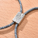 2 Friendship Couple Rope Braided Distance Couple Magnetic Bracelet Lover Jewelry