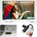 USB 2.0 Audio TV Video VHS to PC DVD VCR Converter Card Easy Adapter new R7Q1