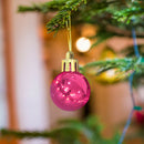 12pcs 2cm Christmas Tree Ball Bauble Party Hanging Ball Ornament (Red)