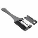 Professional Hair Razor Comb Black Shaving Cutting New.. Thinning Comb M6B9
