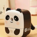 Panda&Tiger Cartoon Hand Manual Rotating Pencil Sharpener for Office School Kids