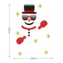 Santa Claus Wall Stickers Merry Christmas Decals Xmas Mural Art (X005) A