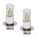 H3 80W XBD 16 LED 12V Auto Car Headlight Daytime
