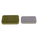 2PCS Portable Fly Fishing Tackle Boxes Baits Storage Cases With Foam Pads