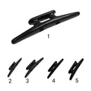 Boat Marine or Dock Cleats Heavy Duty Black Nylon 8 inch Open Base Cleat