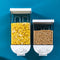 3pcs Wall Mounted Dry Nuts Grain Food Dispenser Food-grade Storage Jar 1500ml