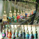 1Pc 12ml Empty Hanging Perfume Essential Oil Bottle Car On Roller-2017 N4A9 X8Z3