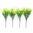 Flowers Plants 4pcs Faux Plastic Shrub Bouquet Simulation Greenery Bushes I T4W5