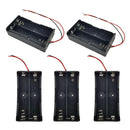 5 Pieces Battery Storage Case For 18650 Battery Holder With Wire Leads