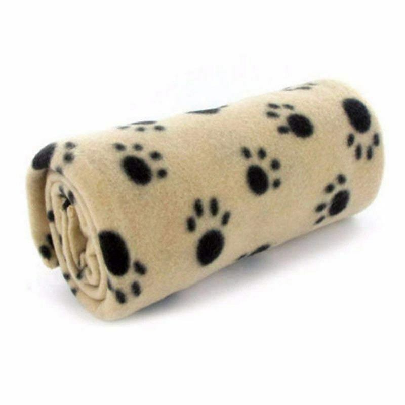 3 x Large Dog Cat Pet Soft Fleece Blankets 70cm X 100cm R7M1