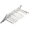13 Pcs Guitar Bass Luthier Tools Set Pin Puller Keychain Double Sided Gauge