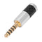 1 pcs 4.4mm Headphone Earphone 5 Pole Pin Plug Jack Audio DIY Adapter For S D5I1