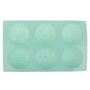 Silicone Soap Mold Flower Pattern Rectangular Handmade Soap Making DIY Mould M&E