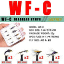 8PCS Holographic Prince Nymph Trout Fishing Flies Size 12#,10# Pretty U6H9