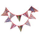 Ethnic Style Cotton Bunting Pennant Flags Banner Garland Home Party Decor