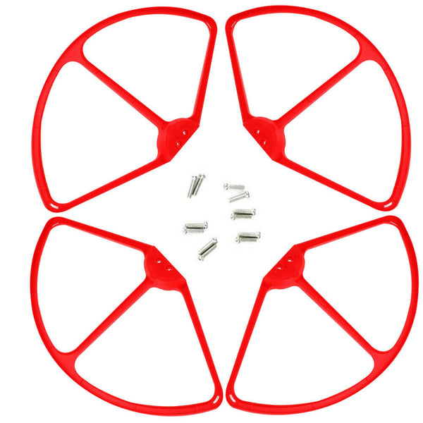 4pcs Propeller Protector Guard Cover+10pcs screw for CX-20 RC Drone(red)