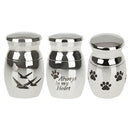 Commemorative Ash Container Pendant of Steel Cremation Urn
