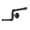 Toilet Paper Holder Matte Black, Toilet Tissue Roll Holders Dispenser Hangers