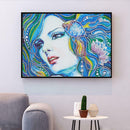 5D DIY Special Shaped Diamond Painting Beauty Cross Stitch Mosaic Kit Decor
