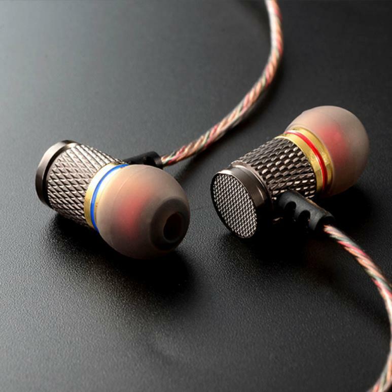 1PC Ear Sports Headphones Stereo Earphone Music Metal Heavy Bass Sound Headset