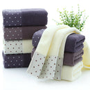2Pcs/Lot Oversized Face Towel Thickening Soft Cotton Absorbent Sweat Towel  H3B6