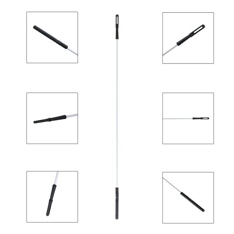 Trombone Steel Cleaning Rod Stick Plastic Handle Brass Instrument Accessory