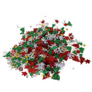 Pack of 50g Christmas Table Confetti Xmas Tree and Snowflake Star Throwing