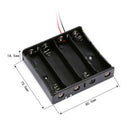 2pcs Battery Box Holder for 4pcs AA Dry Batteries with 150mm Wire Series C MRT