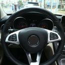 Car Abs Chrome Steering Wheel Decoration Frame Trim For Mercedes Benz C Glc X7K2