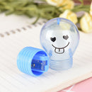 Bulb style emotion plastic pencil sharpener kids gift stationery school suppl â„–[